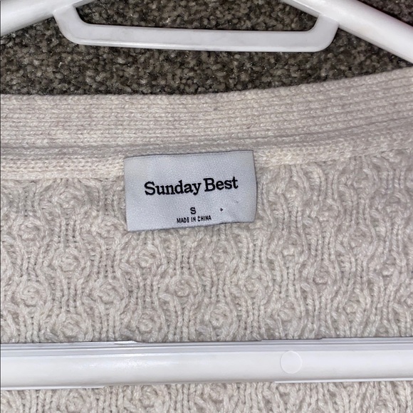 Aritzia - Sunday Best Peggy Cardigan in Cream - Picture 10 of 11